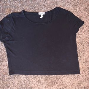 black crop top